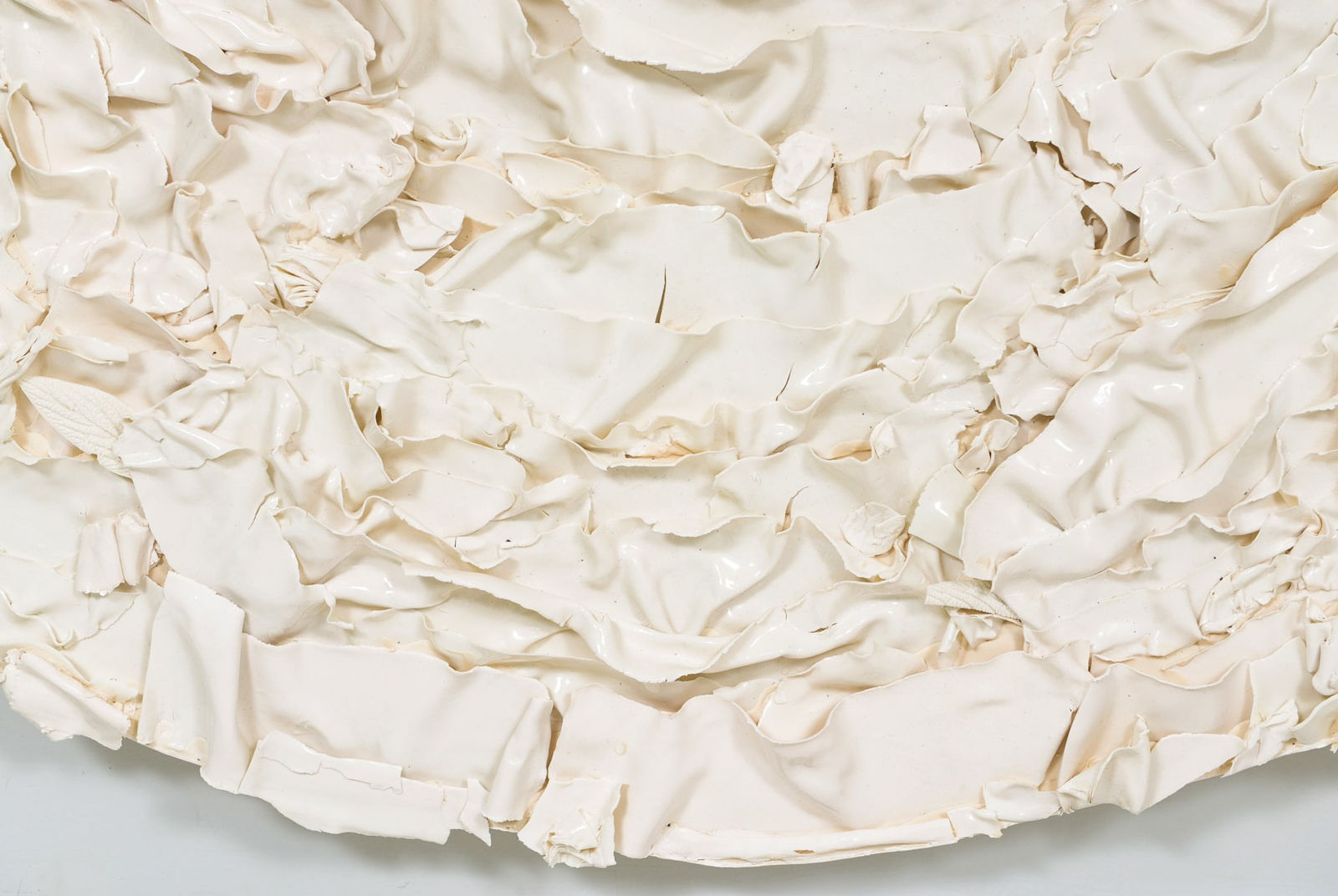 Dora Stanczel, French Bespoke Ceramic Anemone Mirror, 21st century