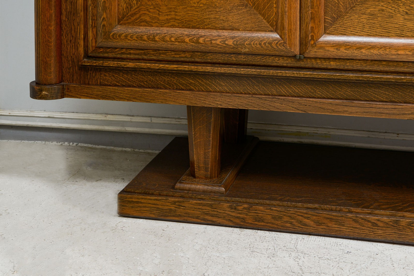 French Oak Sideboard with Bronze Mounts, c 1945