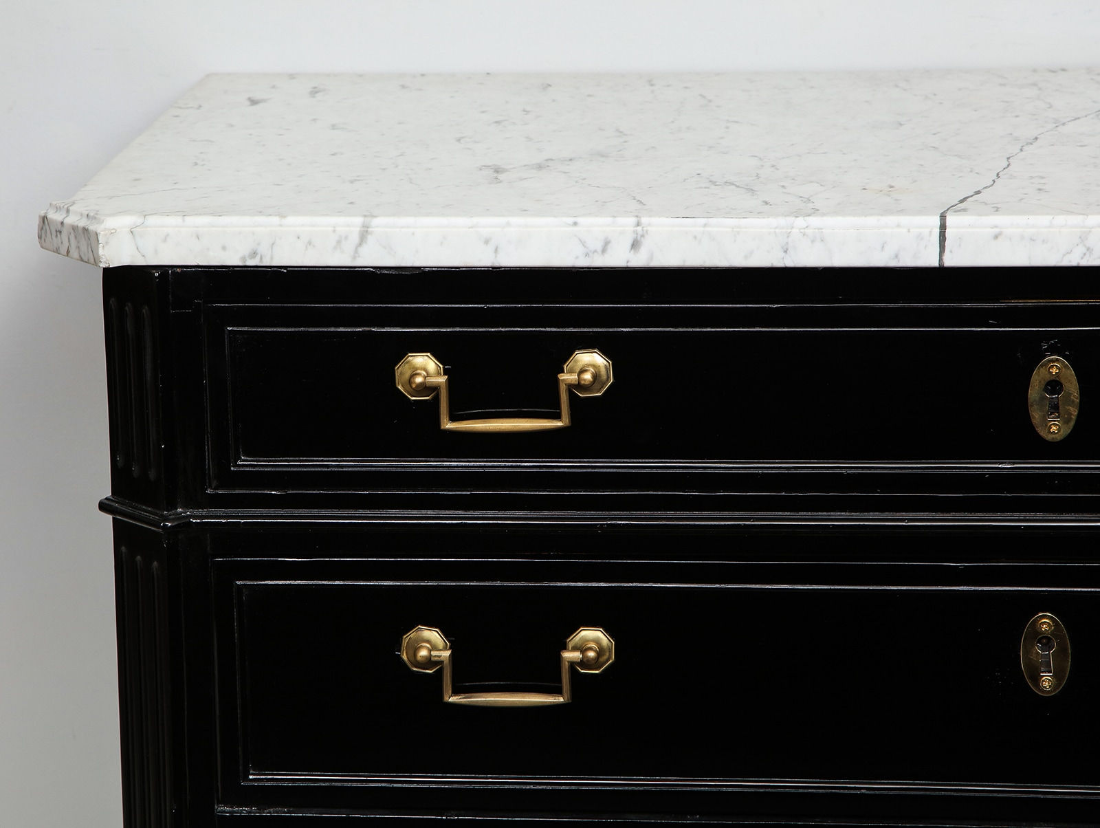 Directoire-tyle Commode with Marble Top, c 1950's