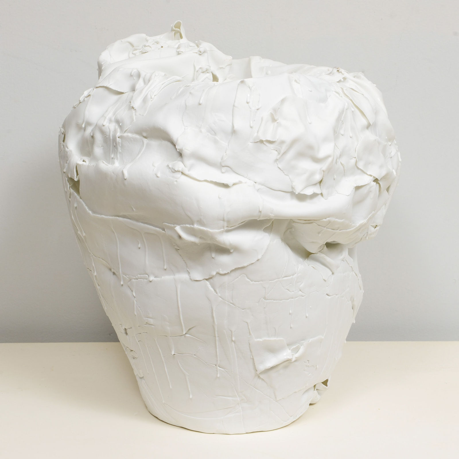 Dora Stanczel, French Bespoke Sculptural Porcelain Vase, 21st century