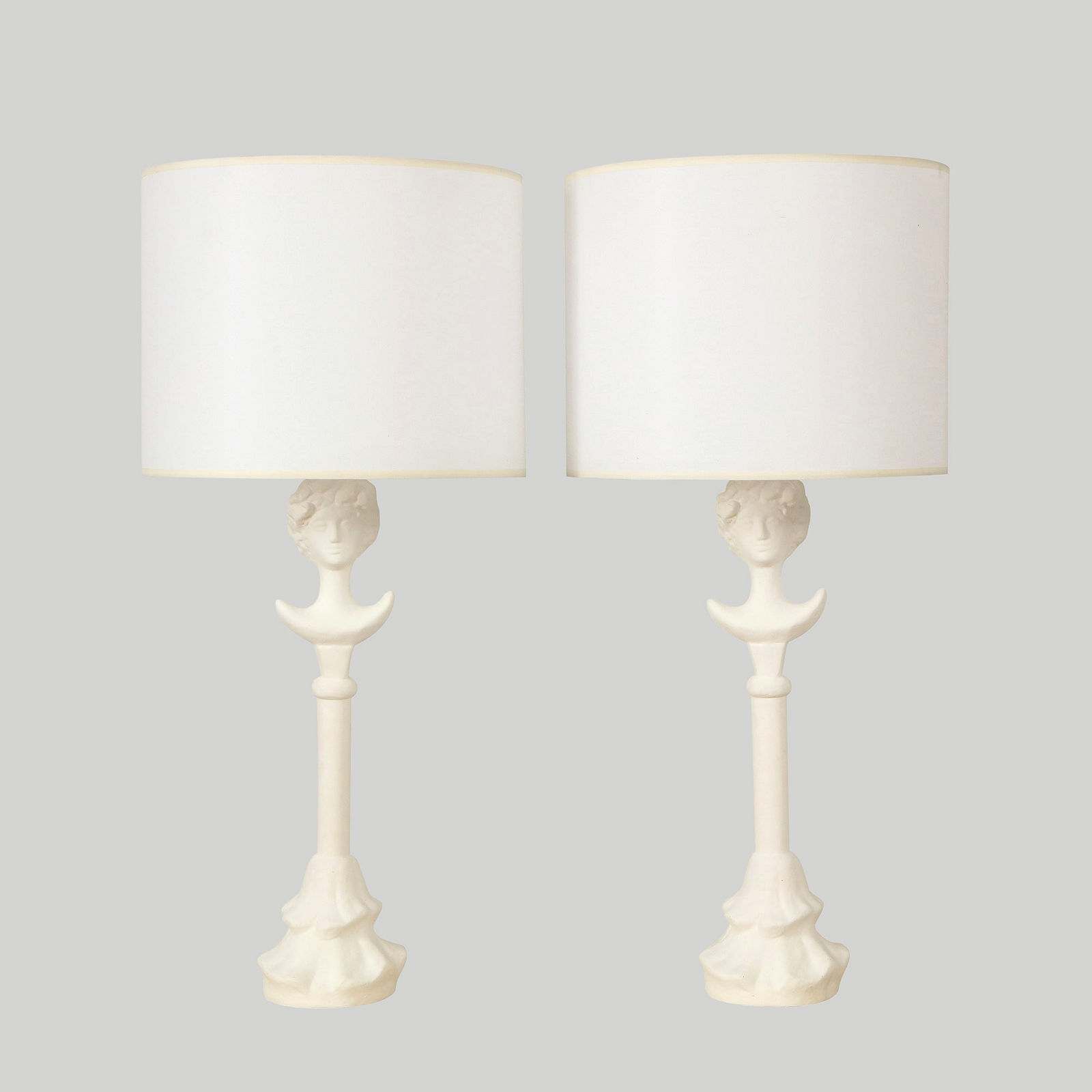 Custom Plaster Gio Table Lamps