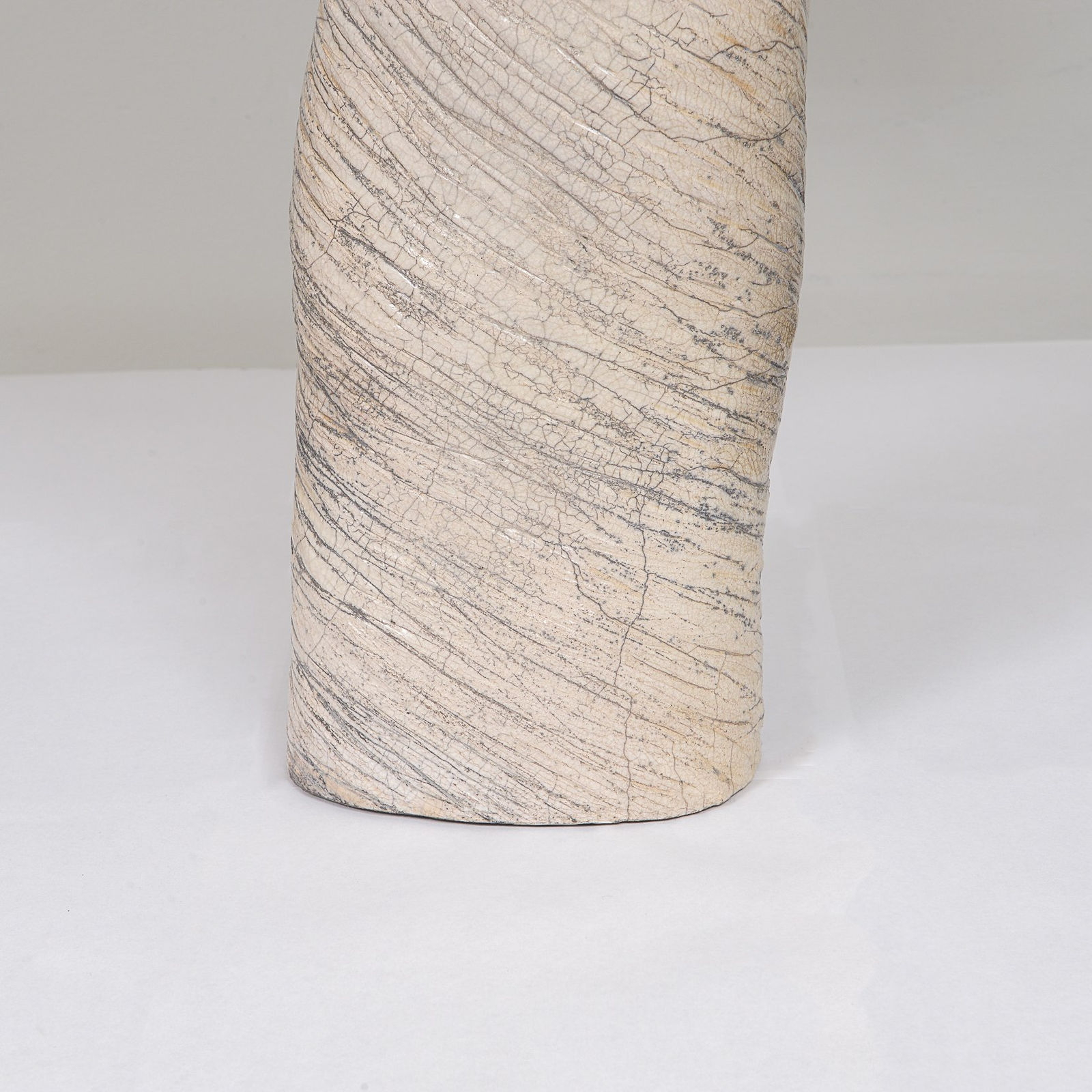 Barbara Billoud, Bespoke Ceramic Ondulée Lamp, 21st century