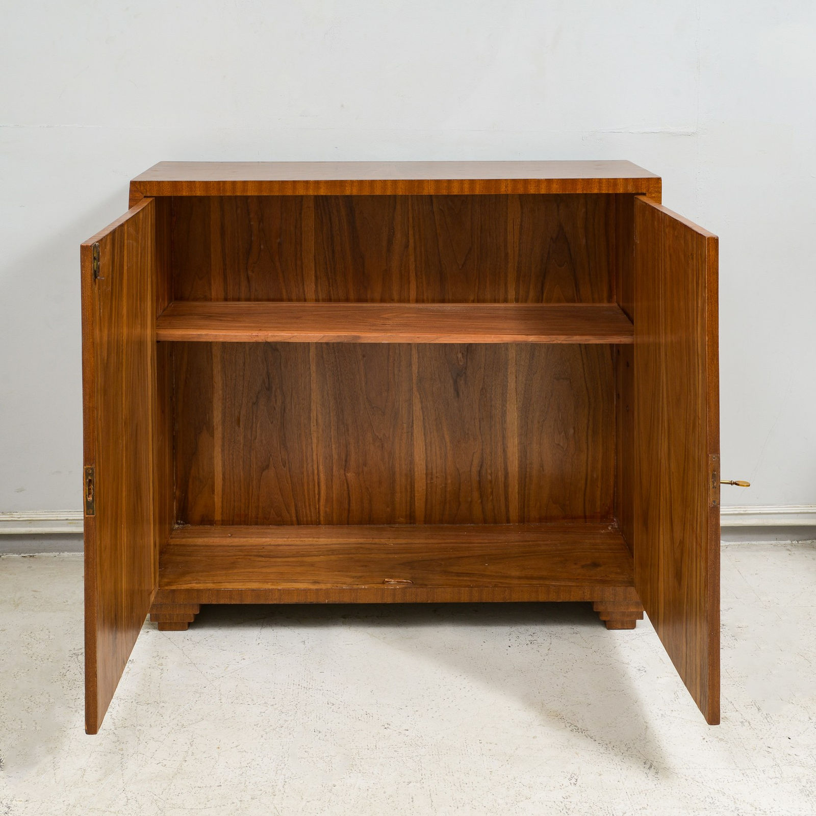Jean-Michel Frank Inspired Exquisitely Crafted Parquetry Cabinet, 20th century