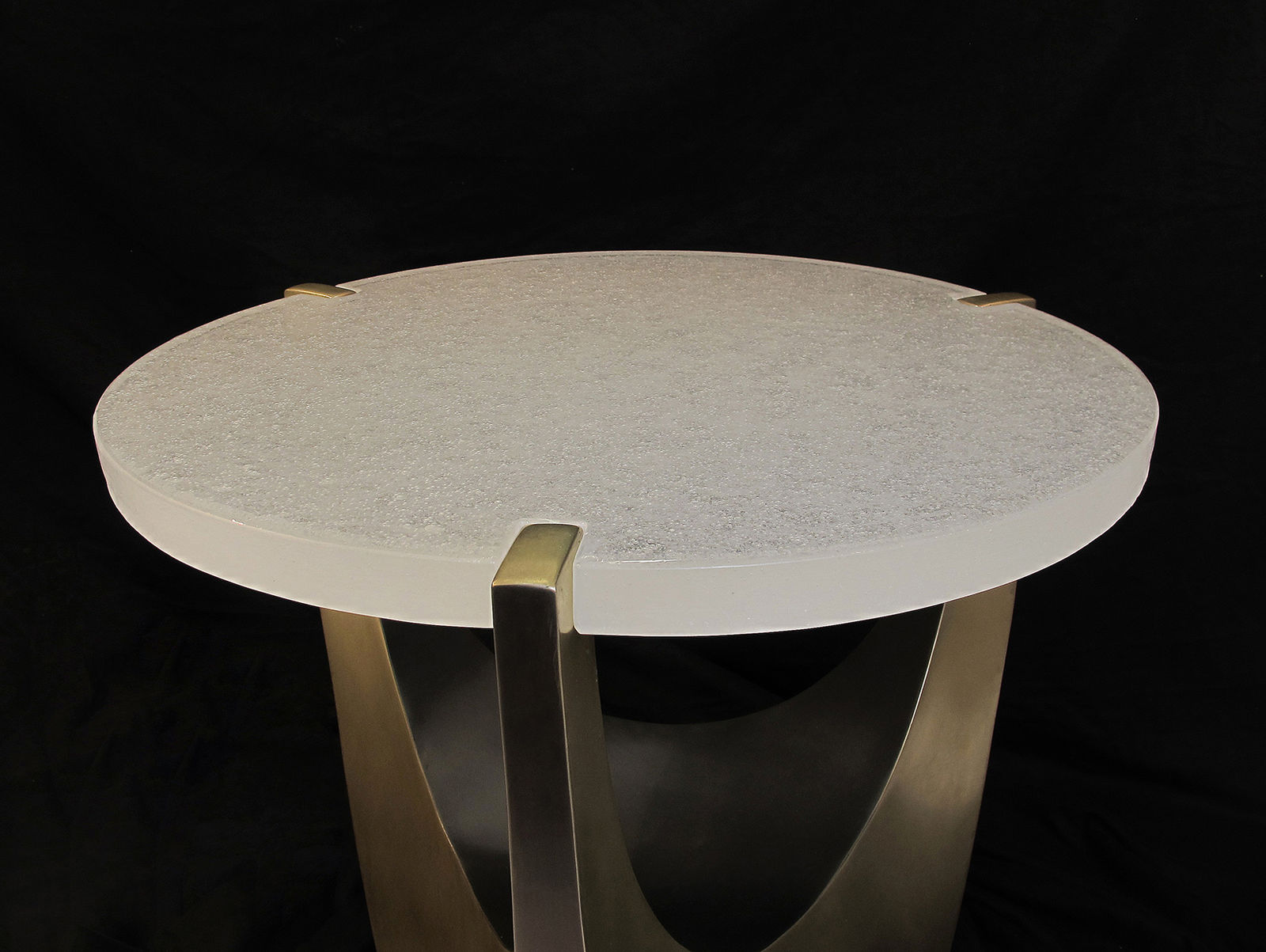 Atelier Stefan Leo, Bespoke Melut Patinated Brass Base, 2019