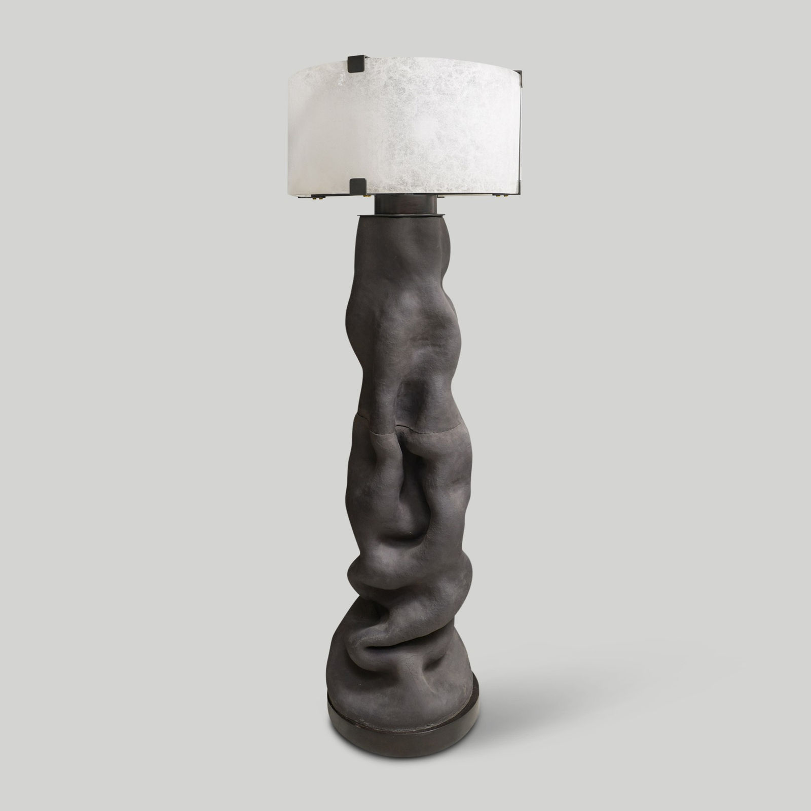 Atelier Stefan Leo, Bespoke Sculptural Ceramic Spero Floor Lamp, 21st century