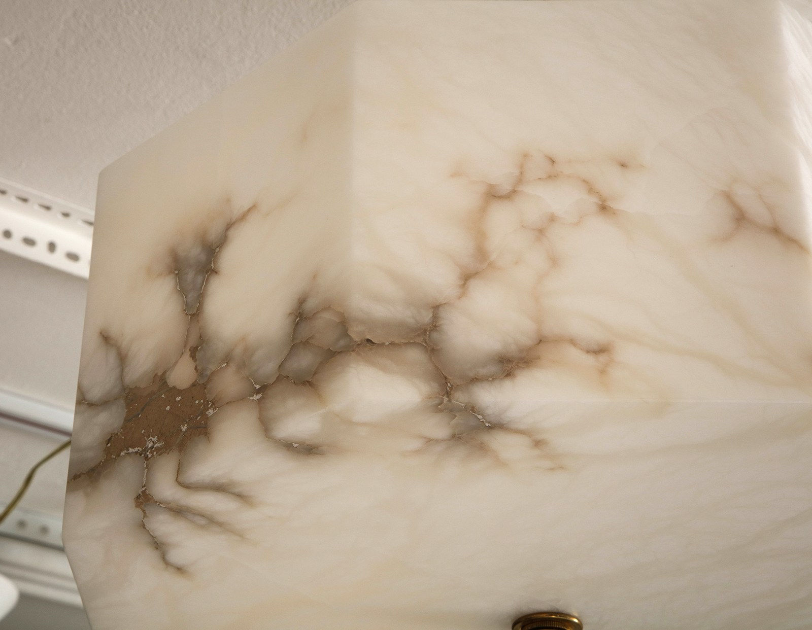 Eight-Sided Custom Alabaster Fixture