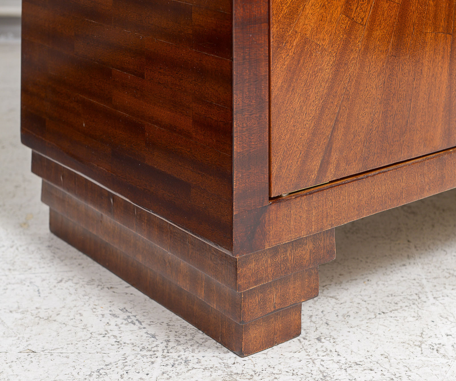 Bespoke Parquetry Cabinet with Starburst Pattern, 21st century