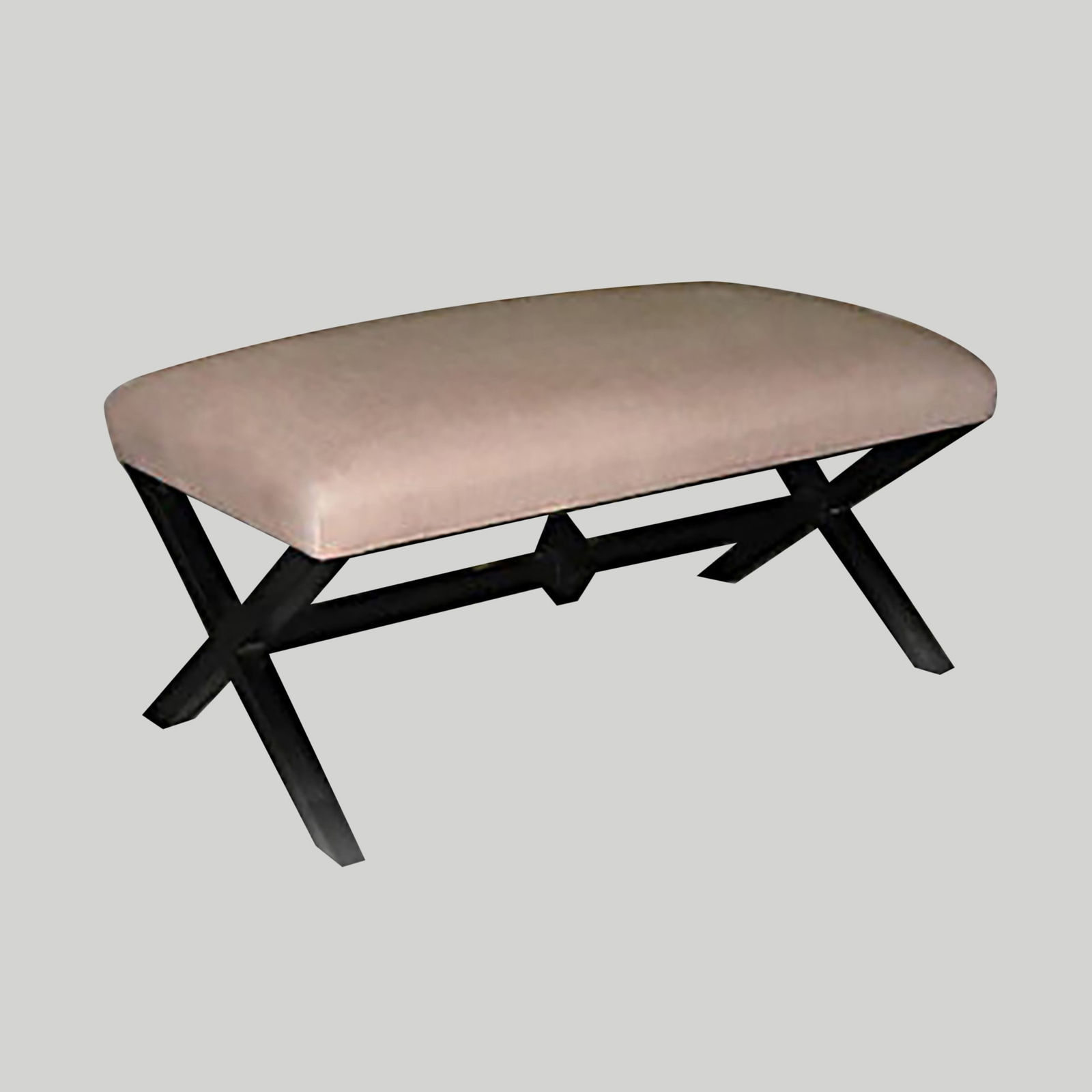 Custom Ebonized Long Bench, 21st Century