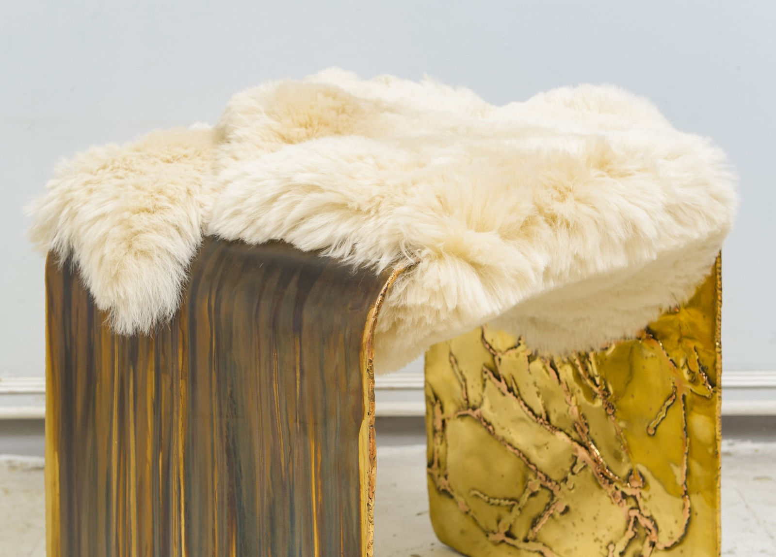 Atelier Stefan Leo, Hand-crafted Sparky Side Table / Bench, 21st century