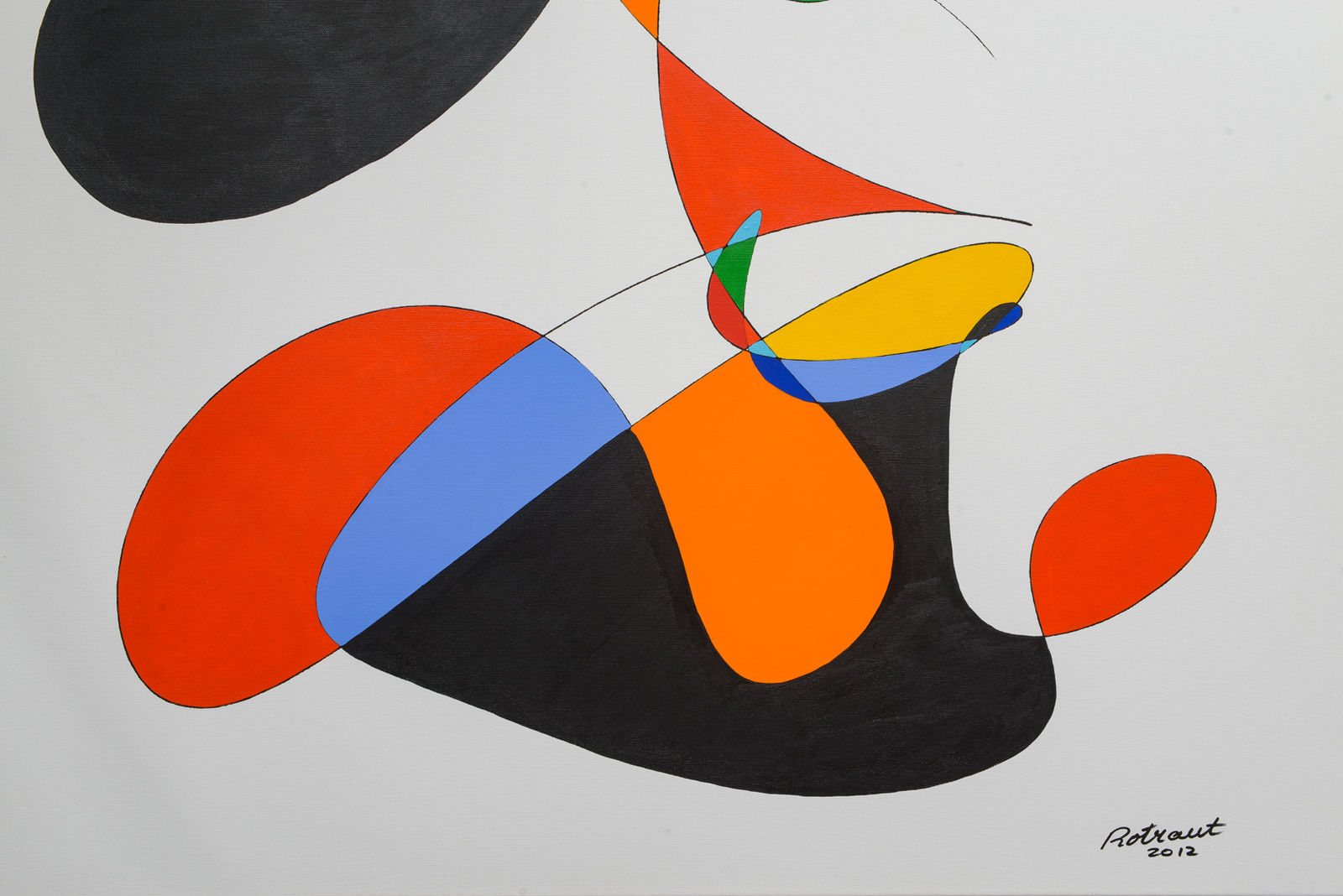 Rotraut, "Kite" Acrylic on Canvas , 2012