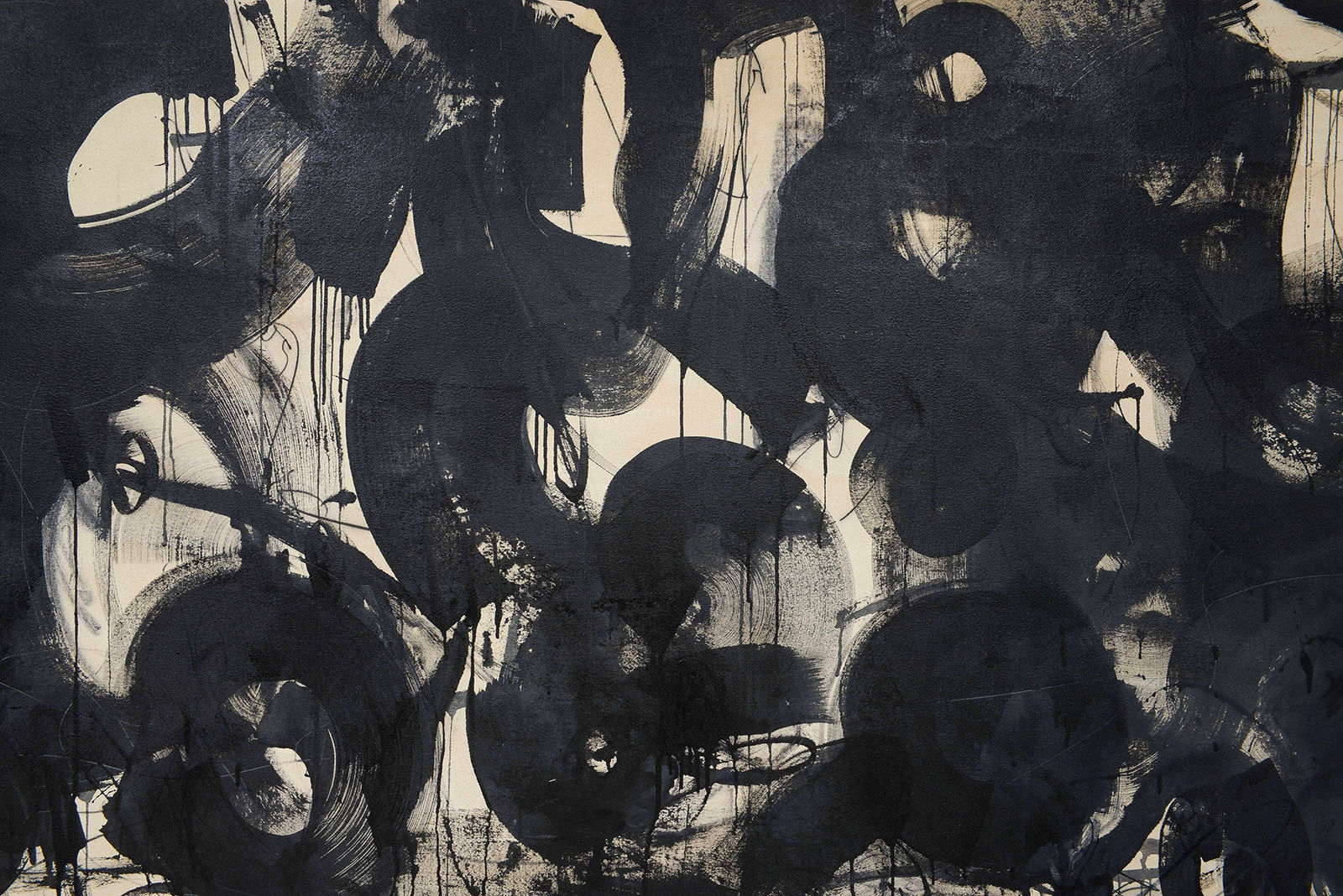 Monica Perez, Monica Perez "A Magical Life" Original Acrylic & Charcoal Painting on Canvas, 2023