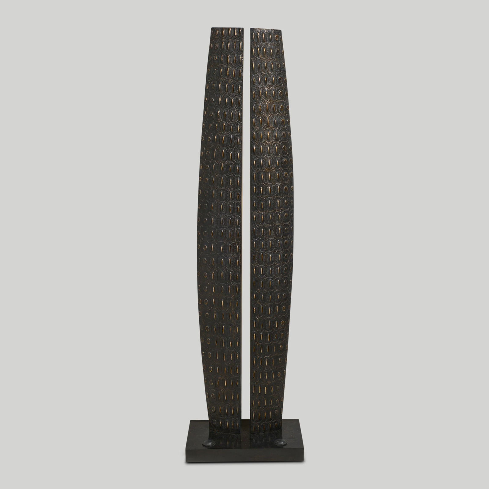 Patrick Laroche, French Bespoke Bronze Crocodile Lamp, 21st century