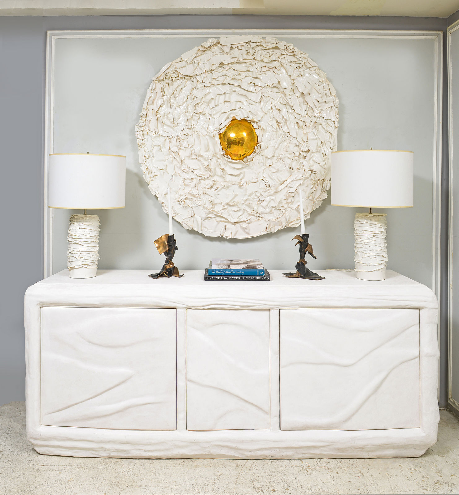 Ateliers Vallin Avignant, "One" Plaster Sideboard, 21st century