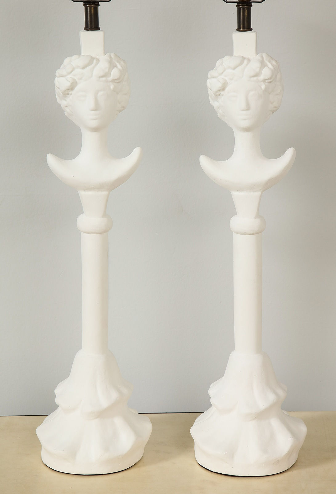 Custom Plaster Gio Table Lamps