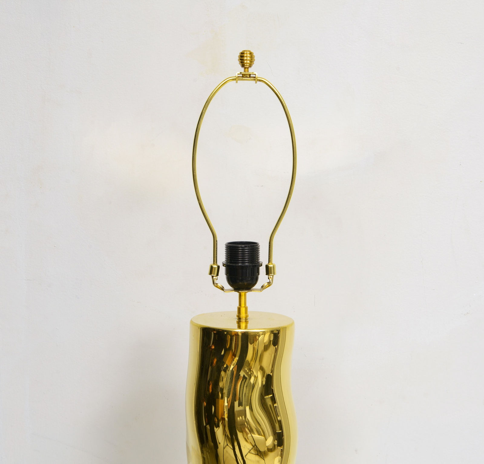 Atelier Victor Tison, French Bespoke Sculptural Brass Totem Table Lamp, 21st century