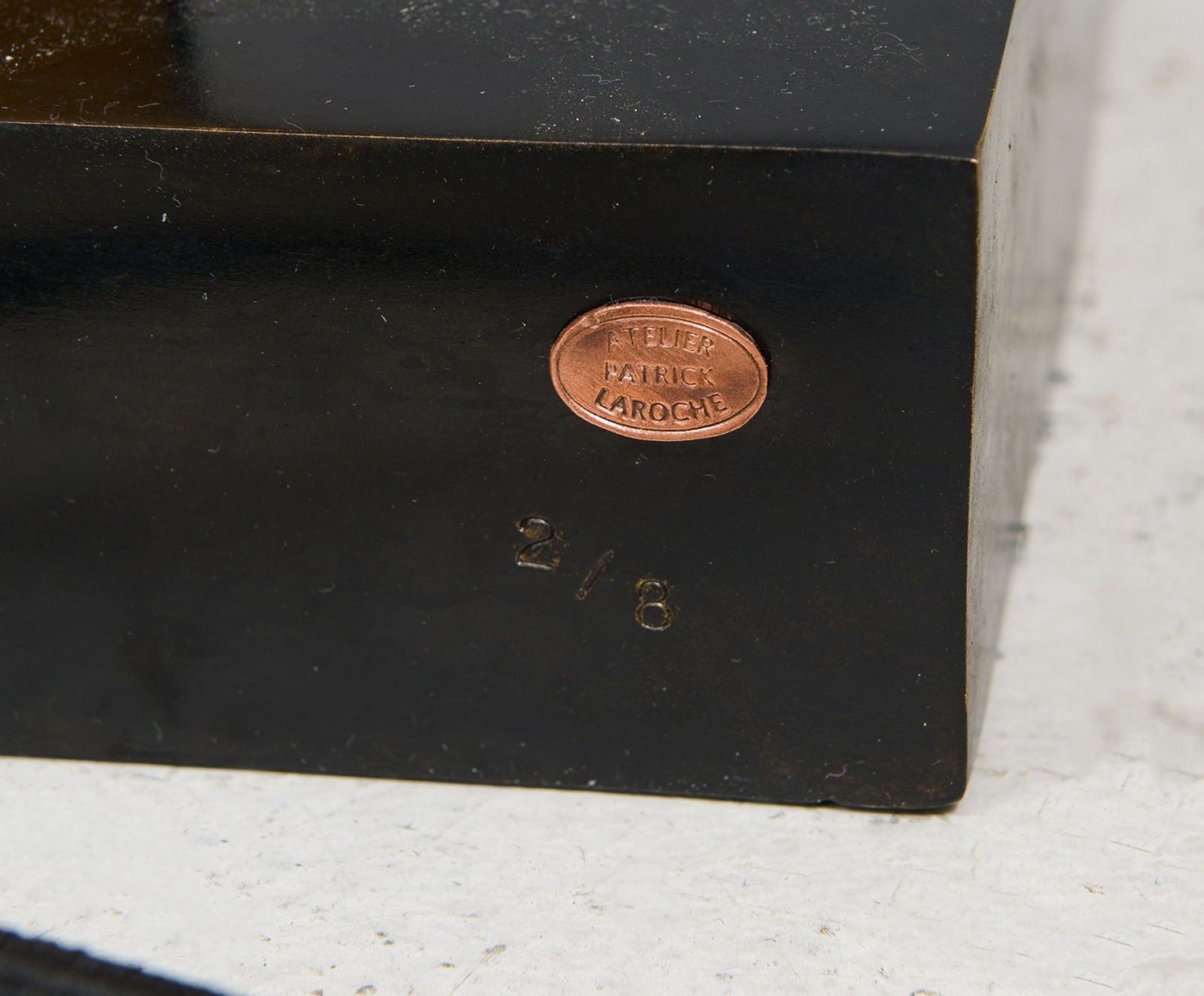 Patrick Laroche, French Bespoke Bronze Crocodile Lamp, 21st century