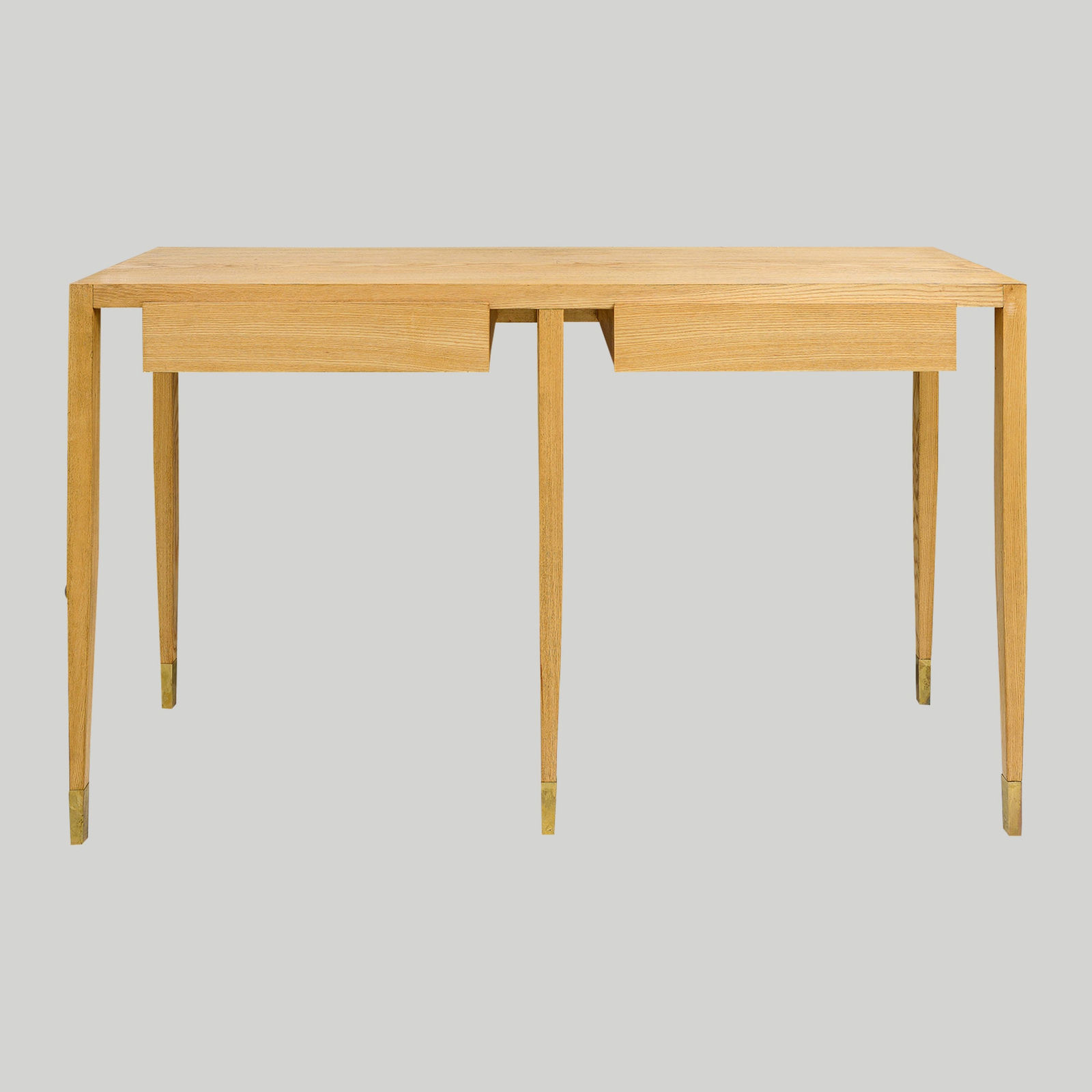 Italian Console on Tapered Legs attributed to Gio Ponti, c 1940s
