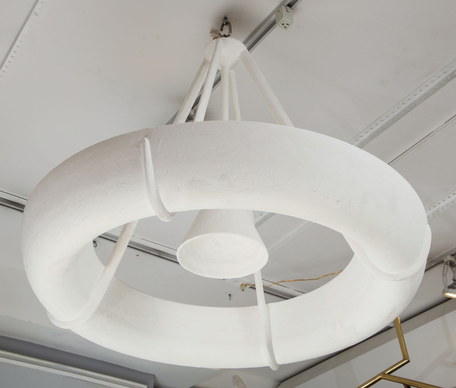 Bespoke Sculptural Neve Plaster Fixture, 21st century