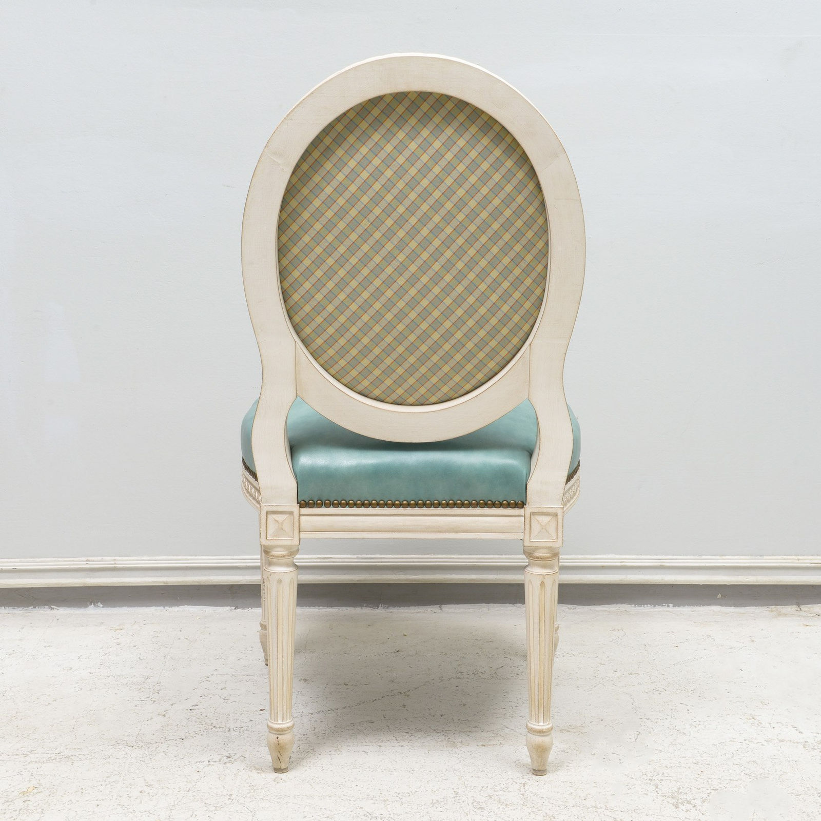 Set of 8 Louis XVI- Style Painted Dining Chairs, late 20th century