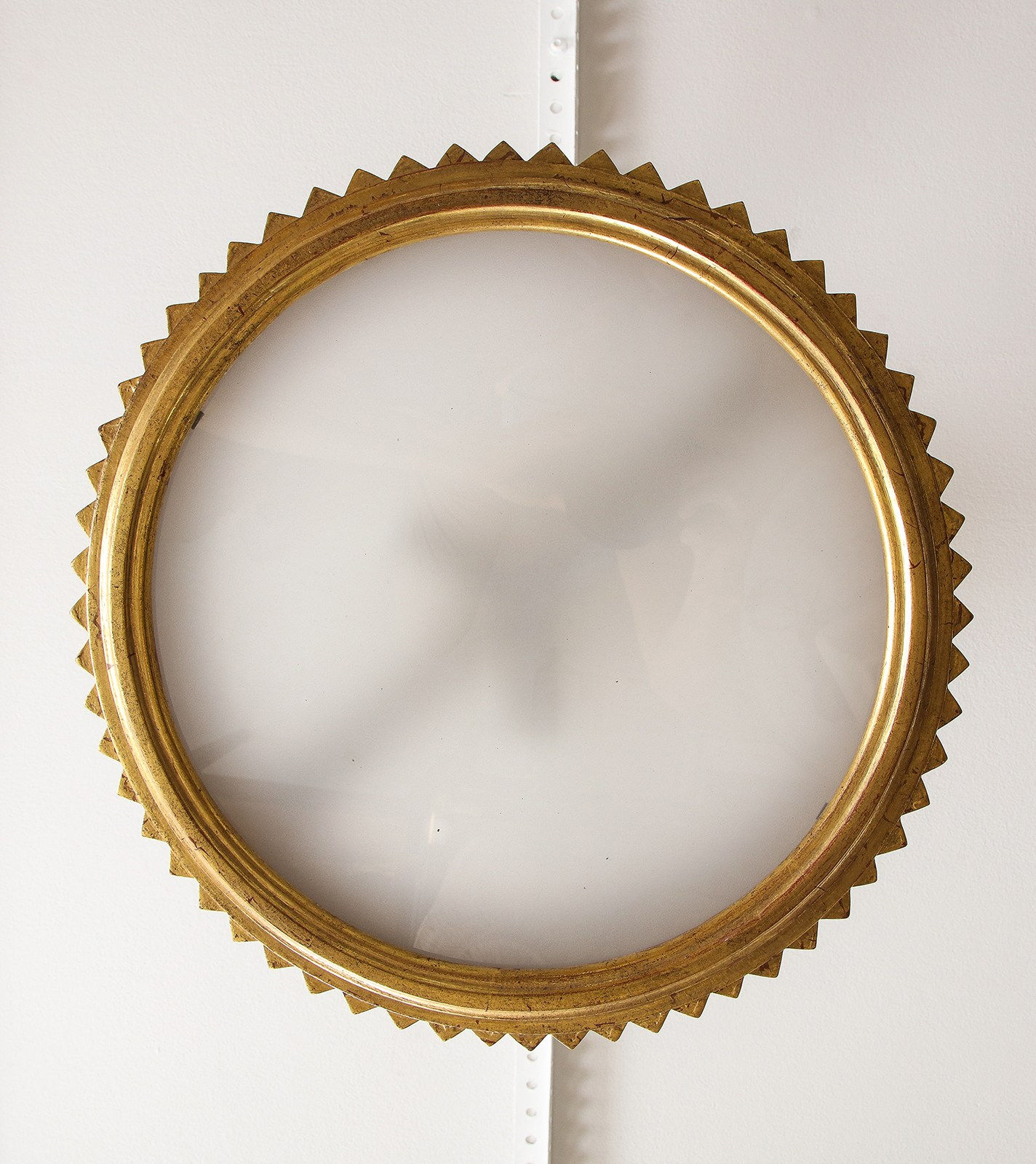 Custom Giltwood Hand-Carved Fixture in the Art Deco Manner