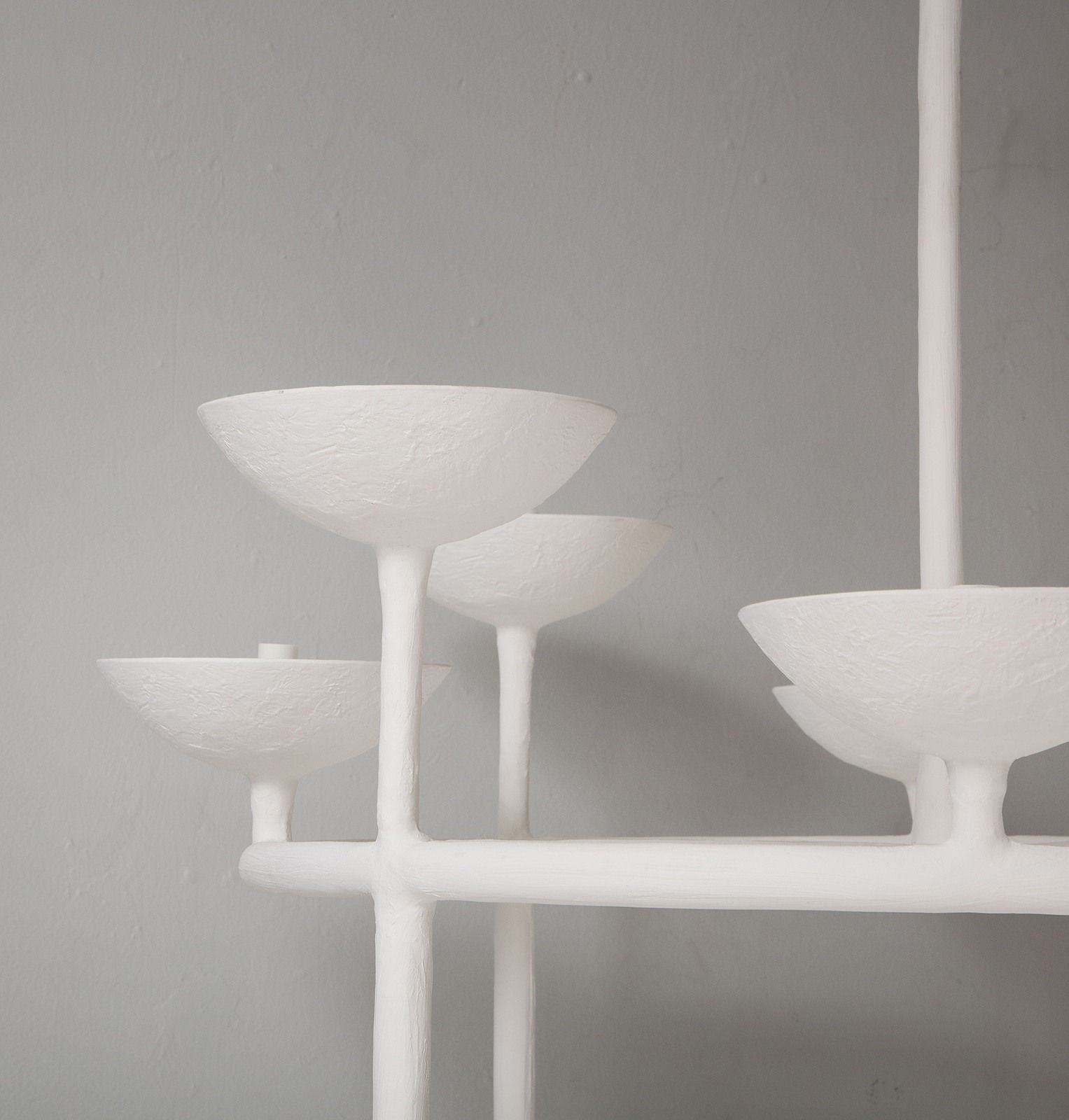 Custom 13-Arm Plaster Fixture, 21st century