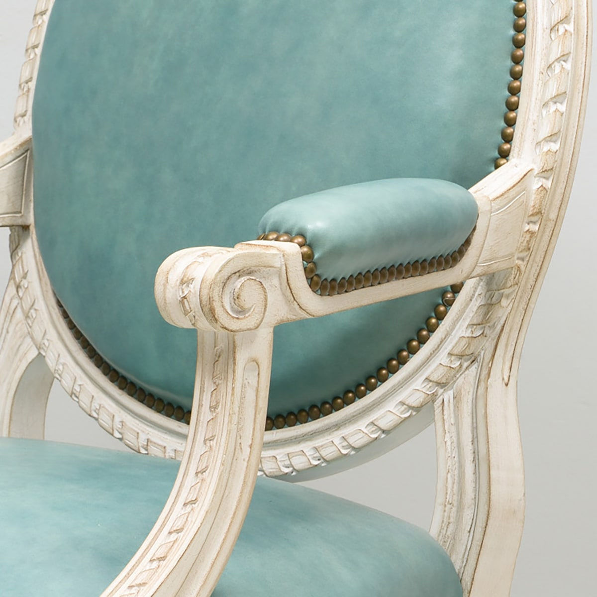 Set of 8 Louis XVI- Style Painted Dining Chairs, late 20th century