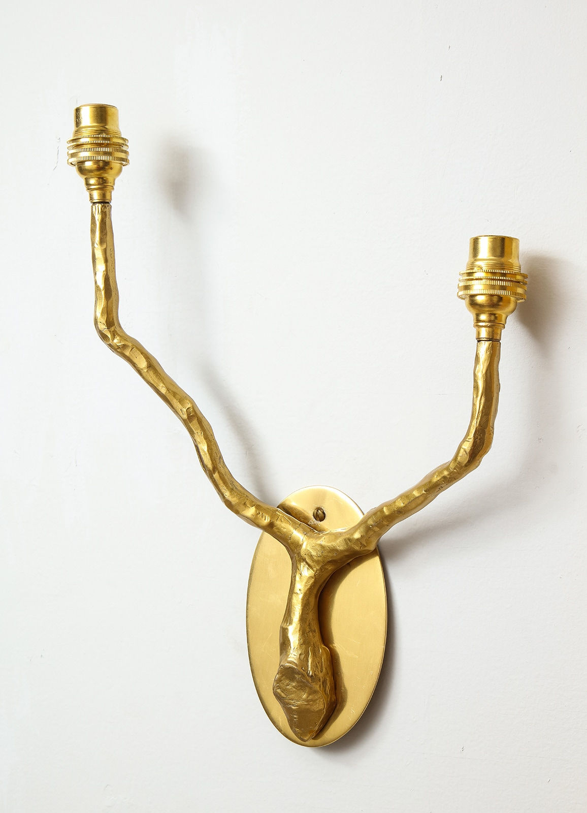 Pair of Custom Arbre Brass Sconces, 21st century
