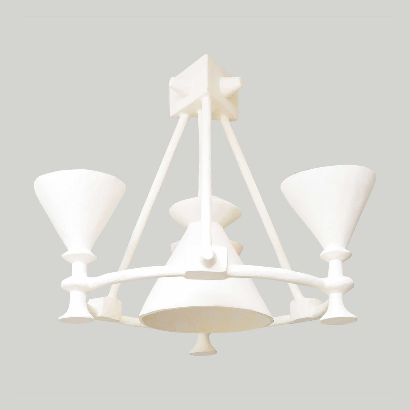 Jean-Francois Demarne, French Bespoke Plaster "Paris" Fixture, 21st century