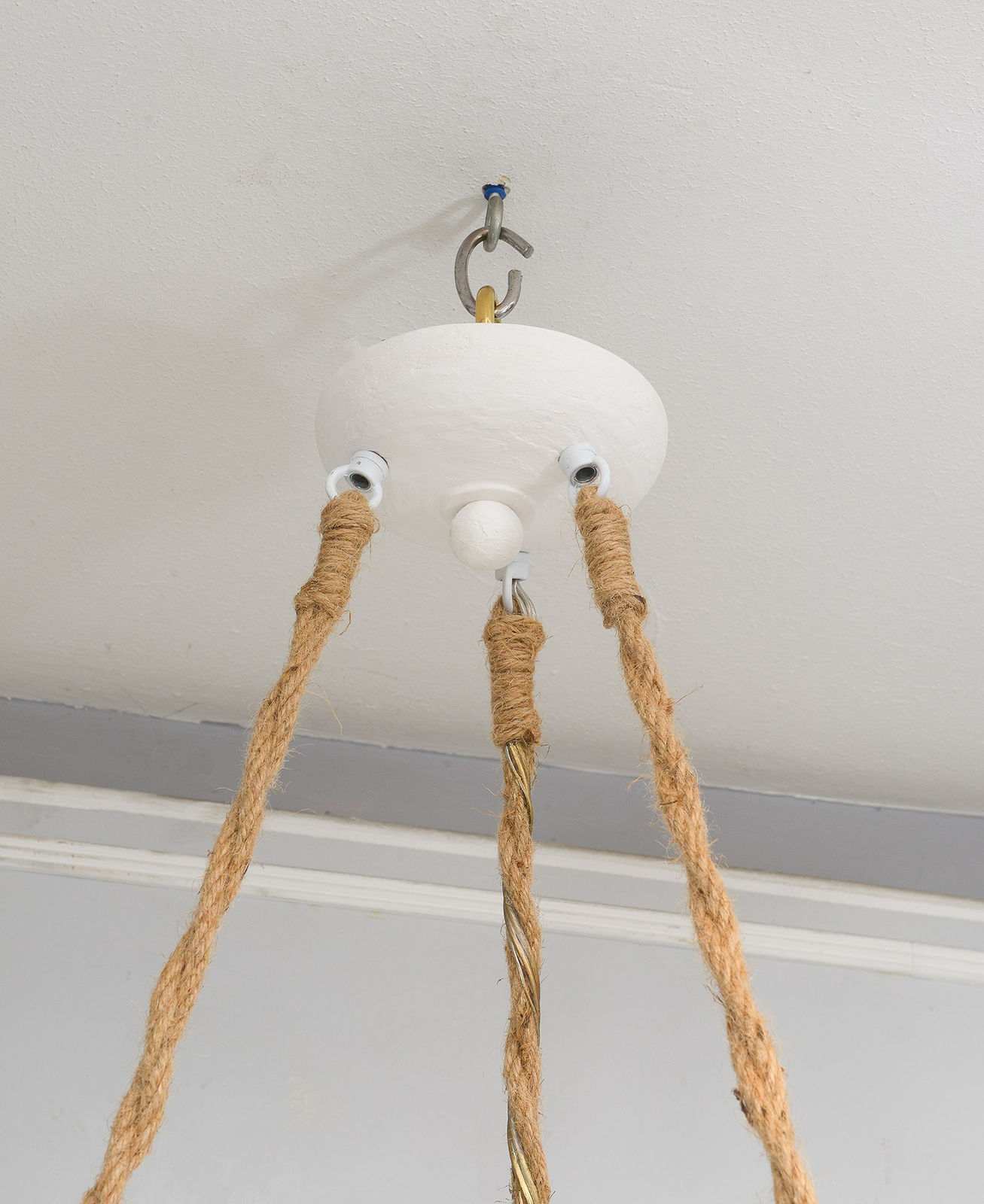 Custom Plaster Tournesol Lighting Fixture, 21st century