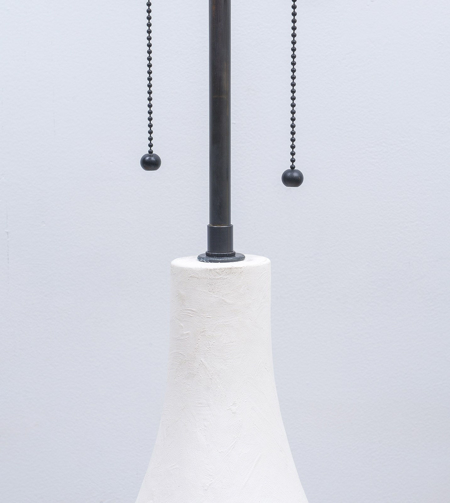 Pair of Custom Plaster Elle Lamps, 21st century