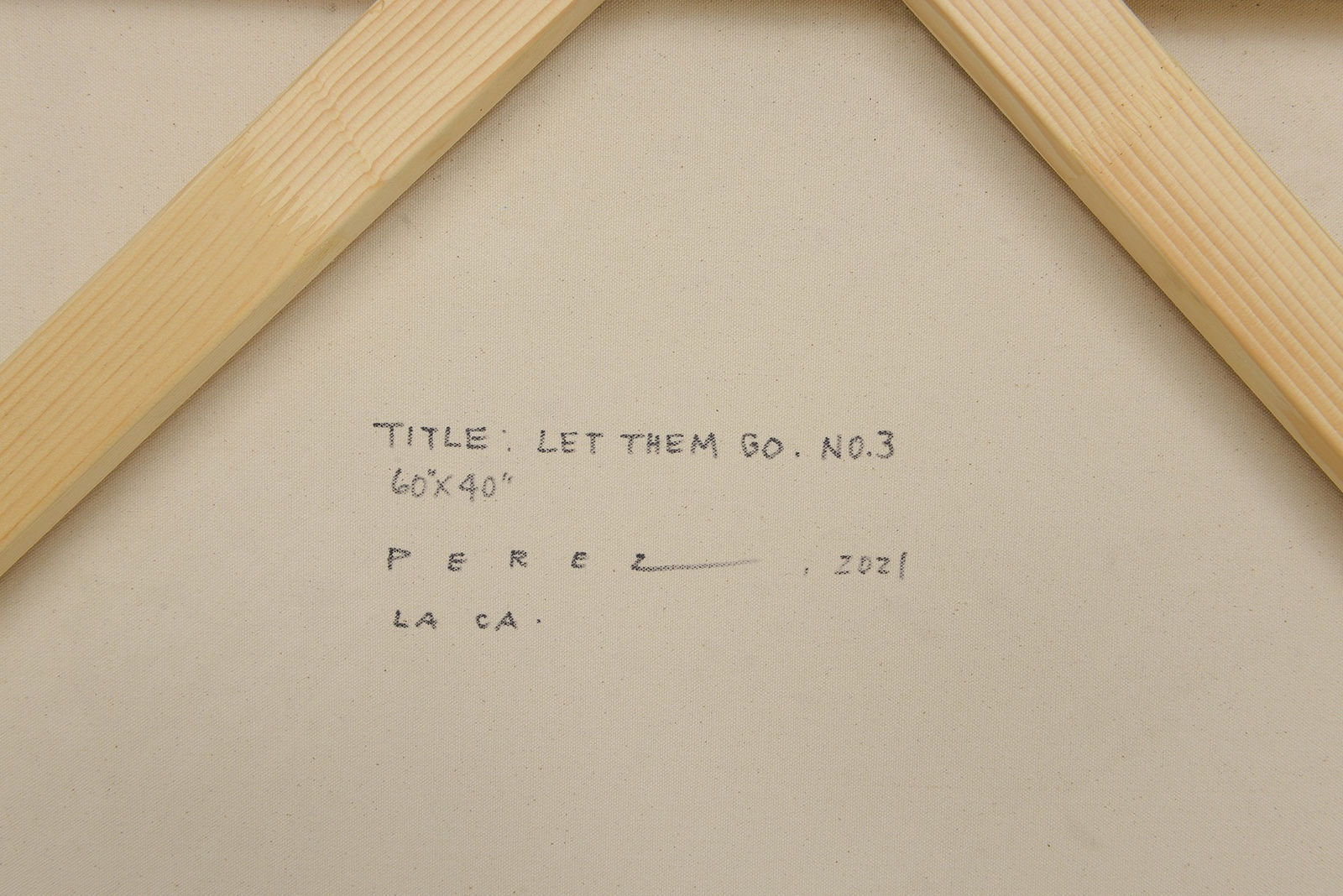 Monica Perez, Monica Perez "Let Them Go #3" Original Acrylic Painting on Canvas 2021, 2021