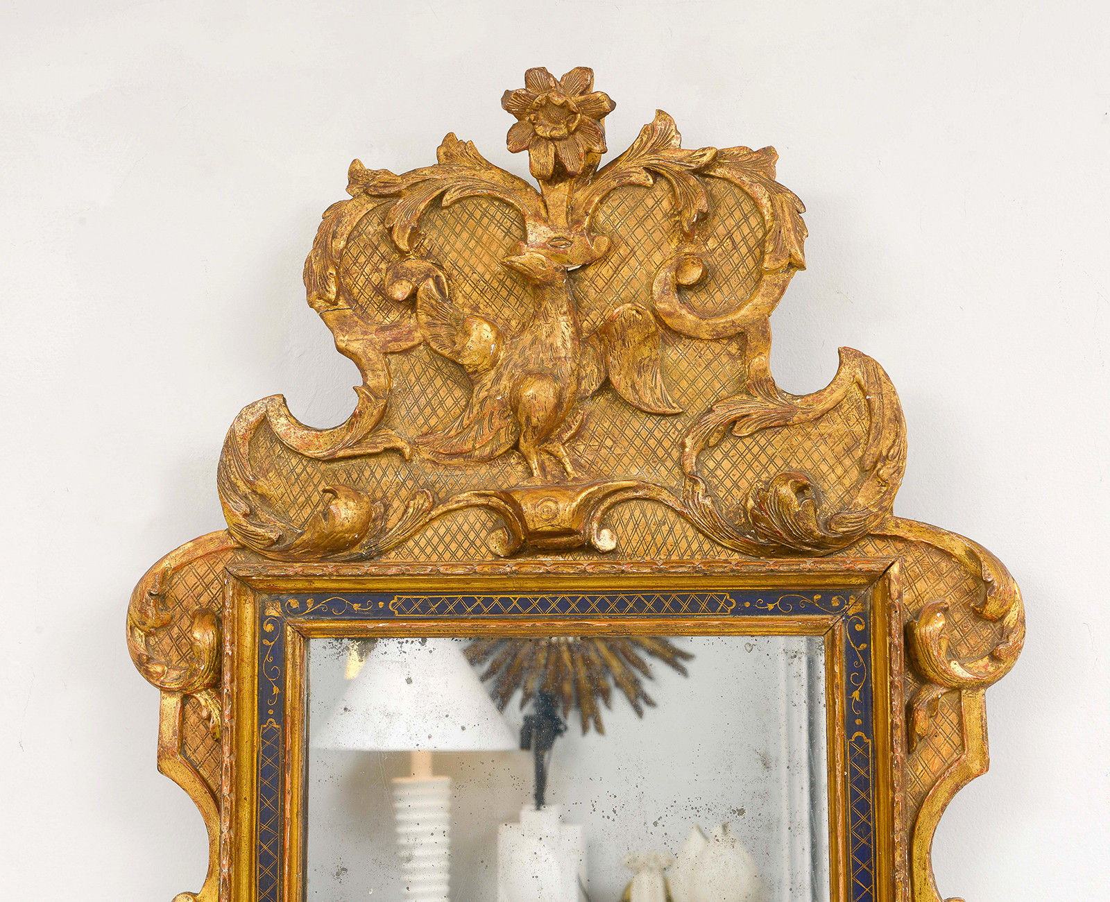 Antique French Regence-Style Gilt Mirror, 19th century
