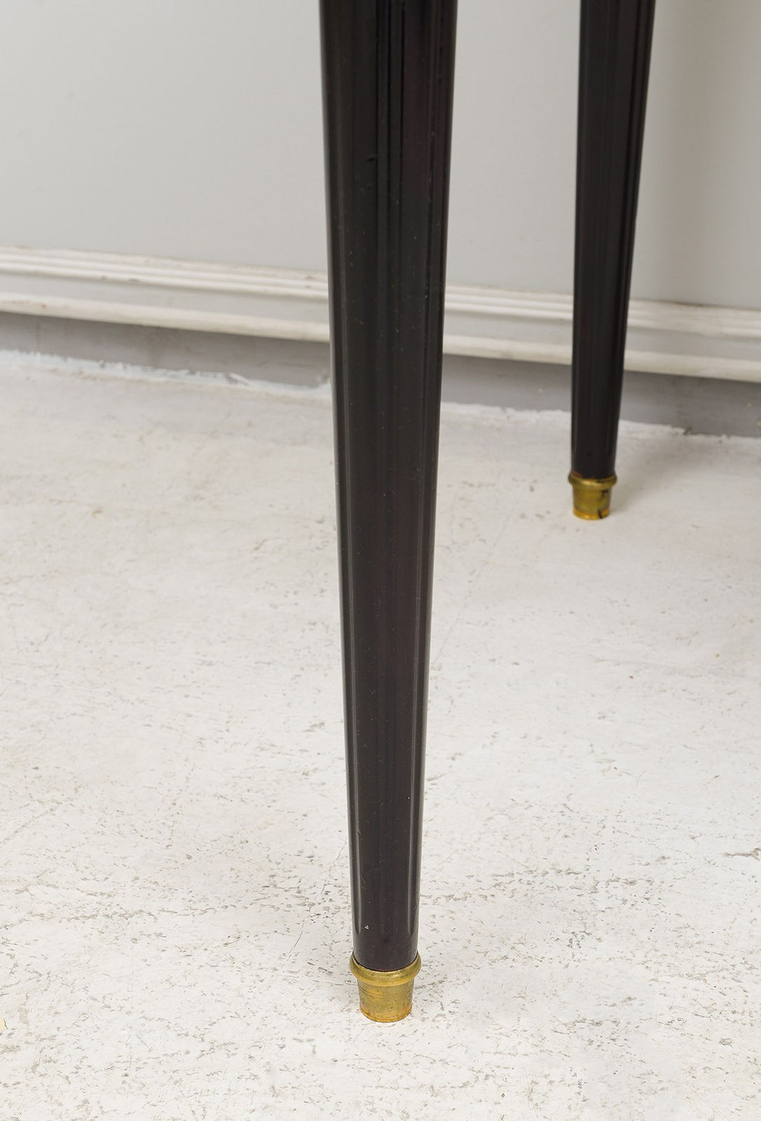 Maison-Jansen Attributed French Leather Top Bureau Plat Desk, c 1960's