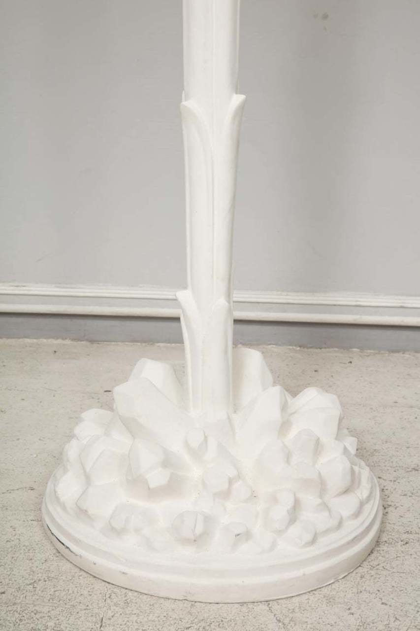 Custom Pair of Plaster Torchères in the Serge Roche Manner