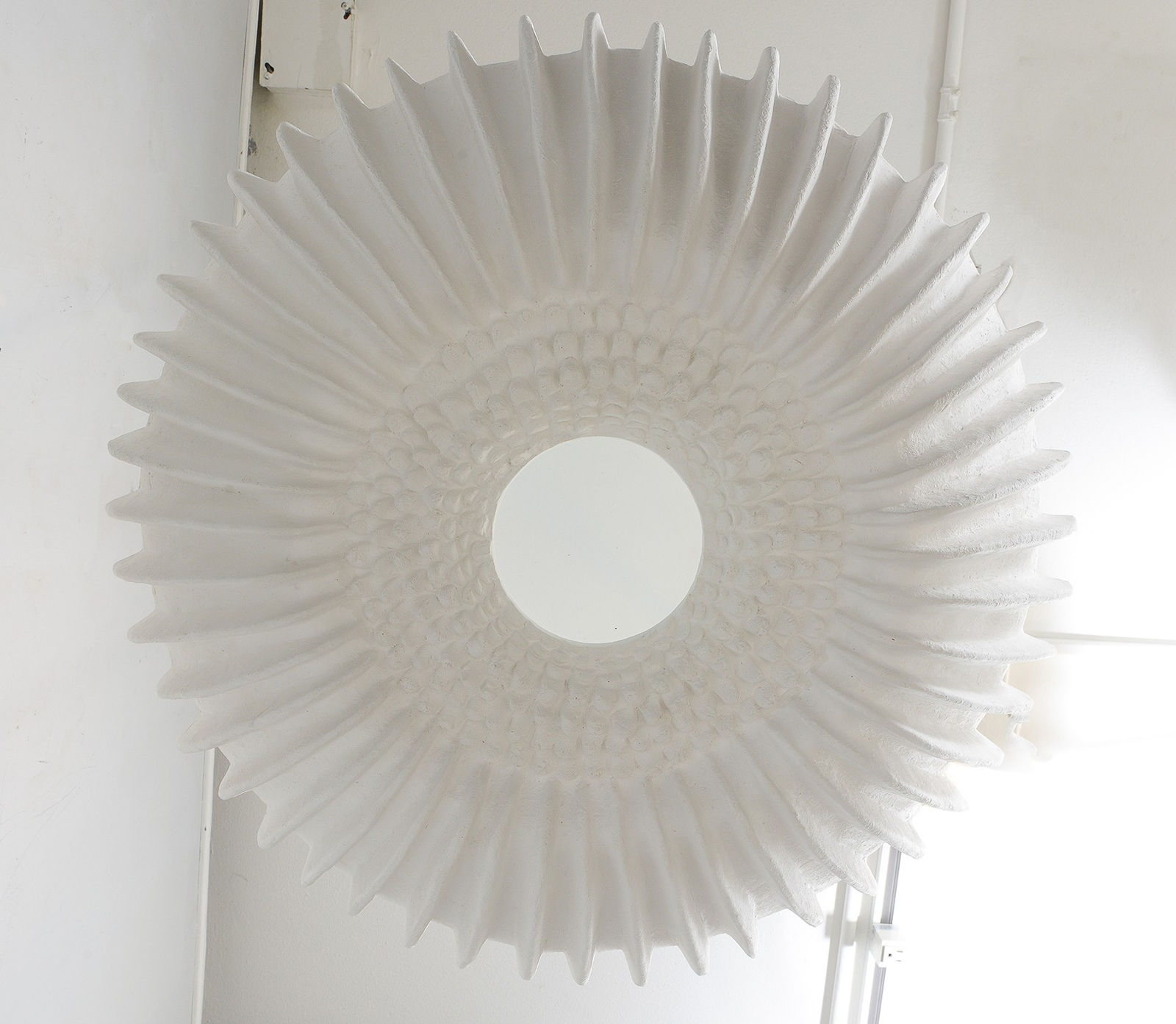 Custom Plaster Tournesol Lighting Fixture, 21st century