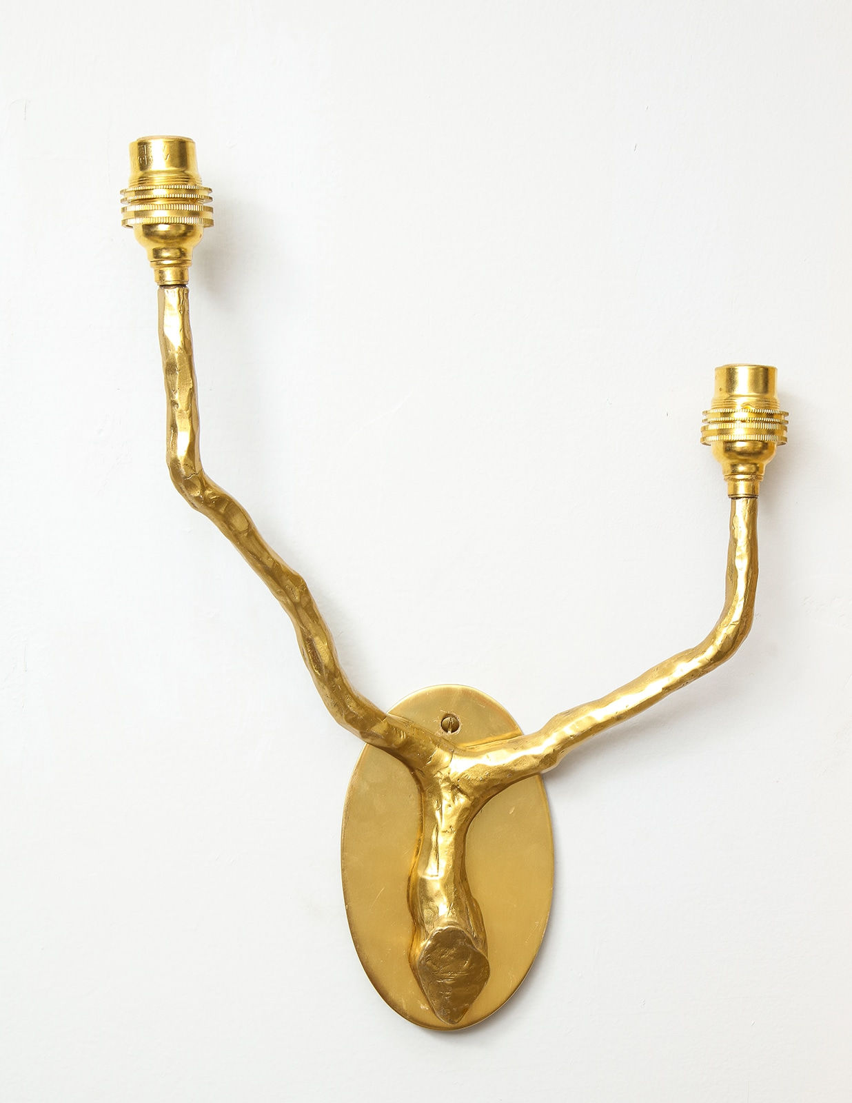 Pair of Custom Arbre Brass Sconces, 21st century