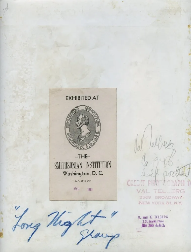 Val Telberg, Self-portrait, c. 1948