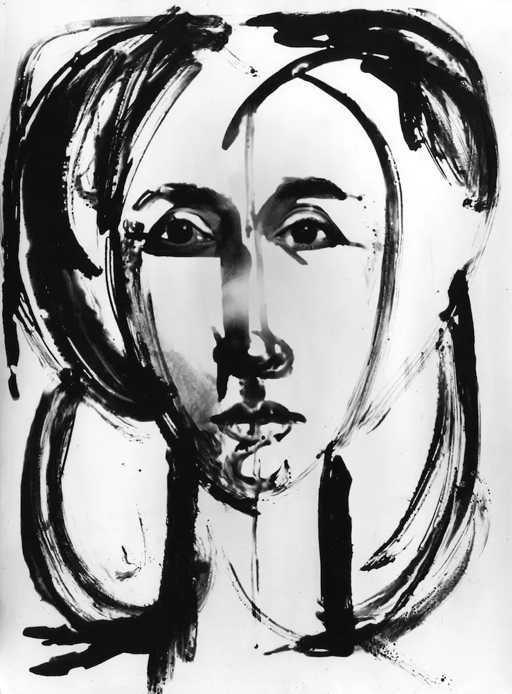 Roger Catherineau, Etude d'après un visage n°15, 1960-1961