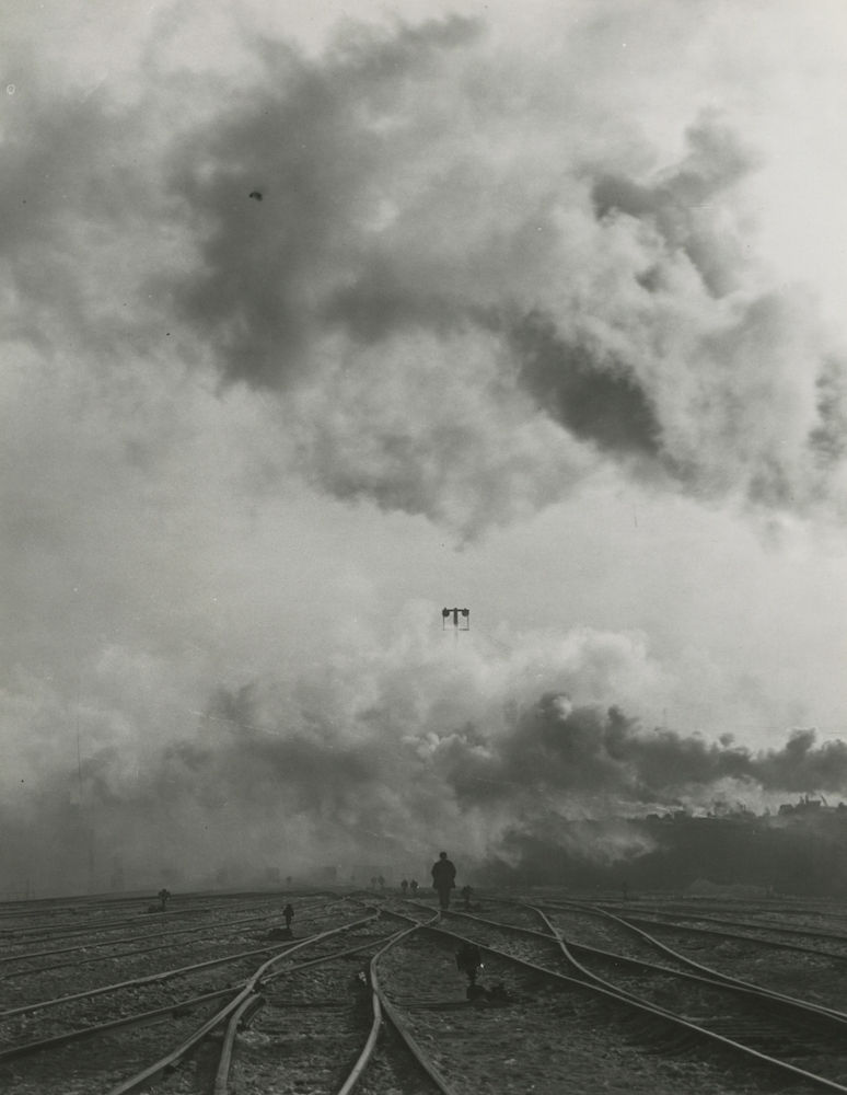 Marvin E. Newman Railroad Yards, Southside, Chicago Tirage gélatino-argentique d'époque Dim. papier: 24 x 19 cm