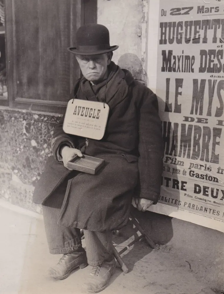 Jean Moral, Aveugle, 1930