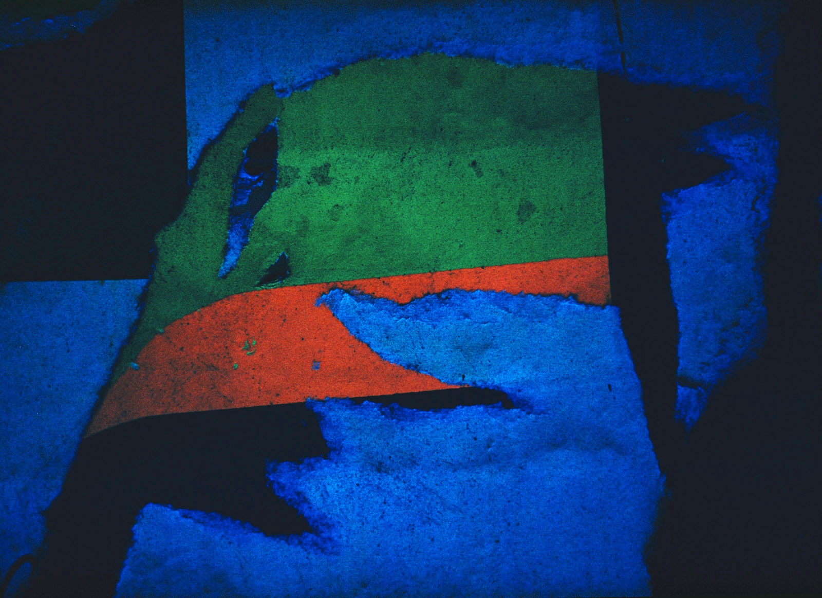 Ernst Haas Torn Poster, New York Dye transfer, tirage d'époque 54 x 37 cm Dim. papier: 70 x 54,5 cm