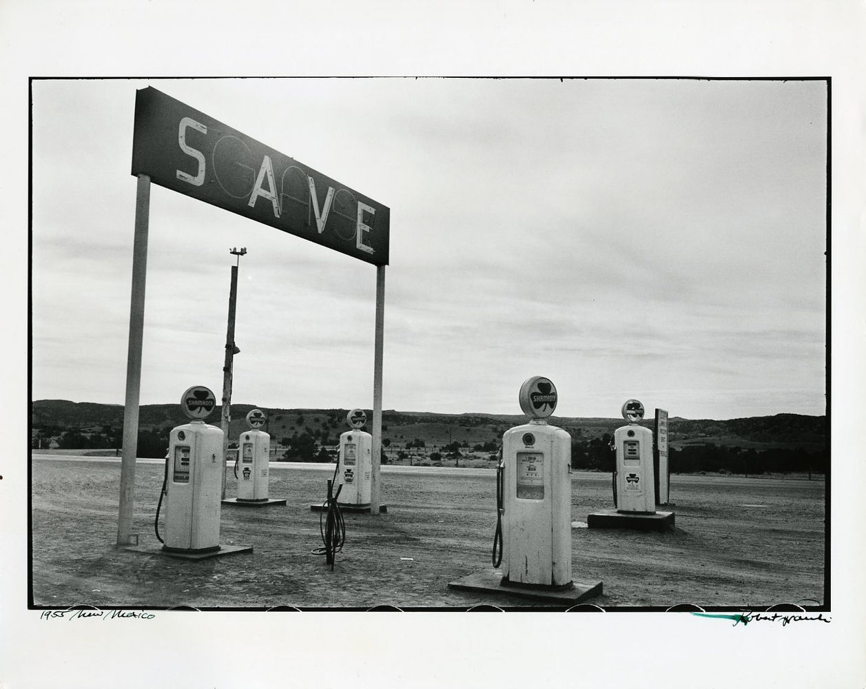 Robert Frank Santa Fe, New Mexico Tirage gélatino-argentique postérieur Dim. papier: 40,6 x 50,8 cm