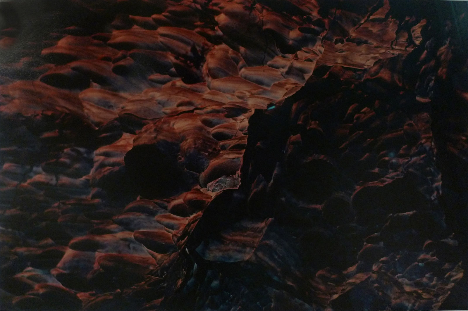 Ernst Haas Grand Canyon Rock, Colorado Tirage Dye transfer d'époque Dim. papier: 76 x 56 cm