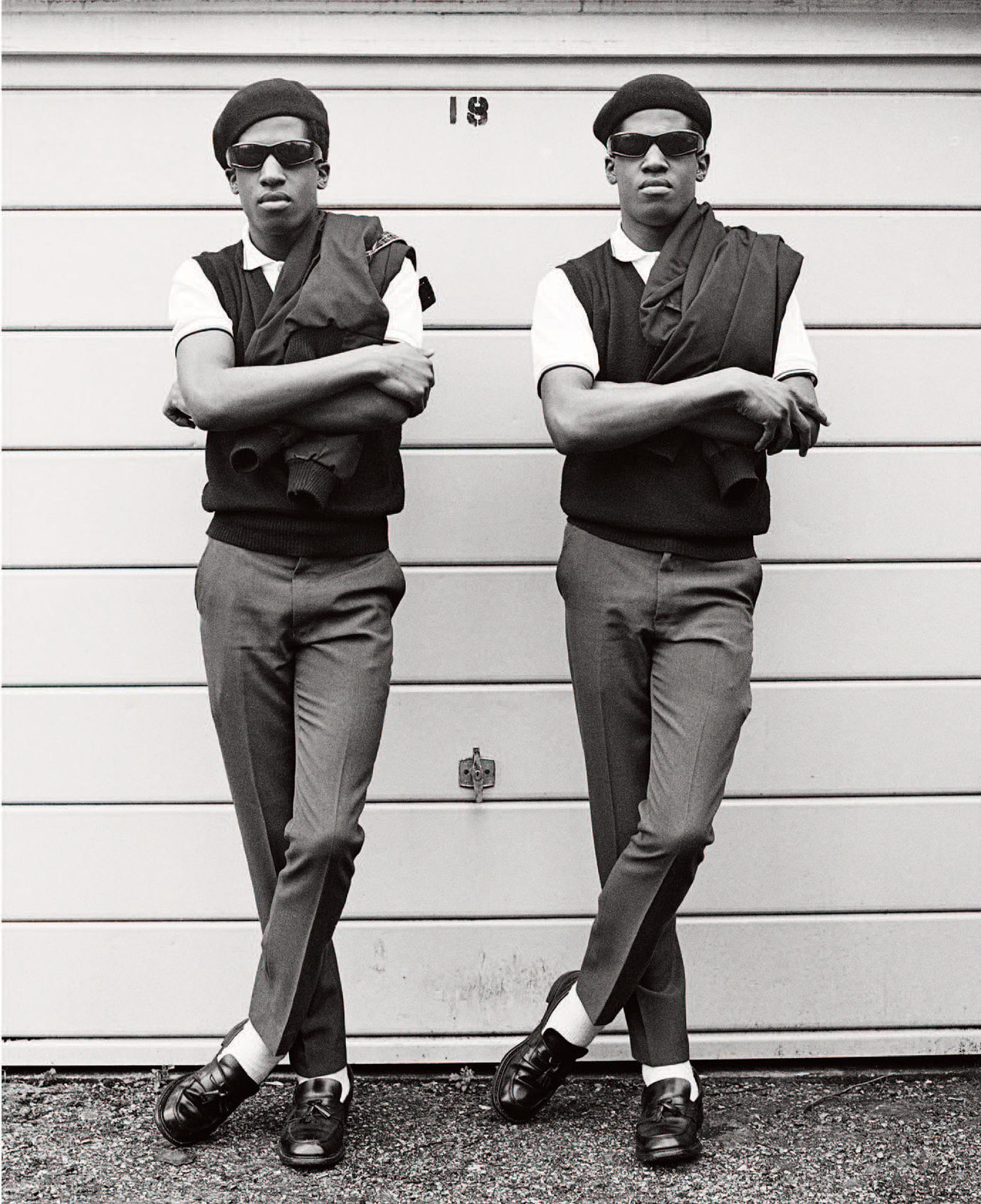 Janette Beckman, Rude Boys, (Islington Twins, Chuka and Dubem), London, 1981