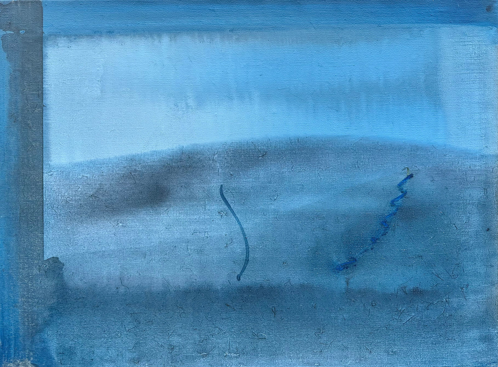 Gerard Verdijk, More Bowed, More Cracked Line, 2003