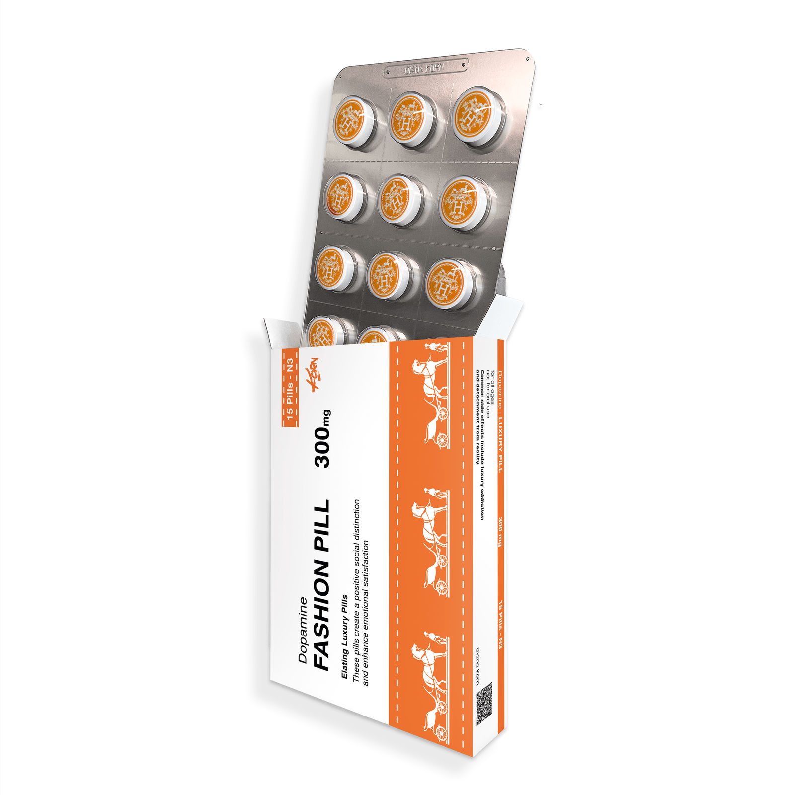 Diana Korn, Luxury Pill - Hermes I, 2024