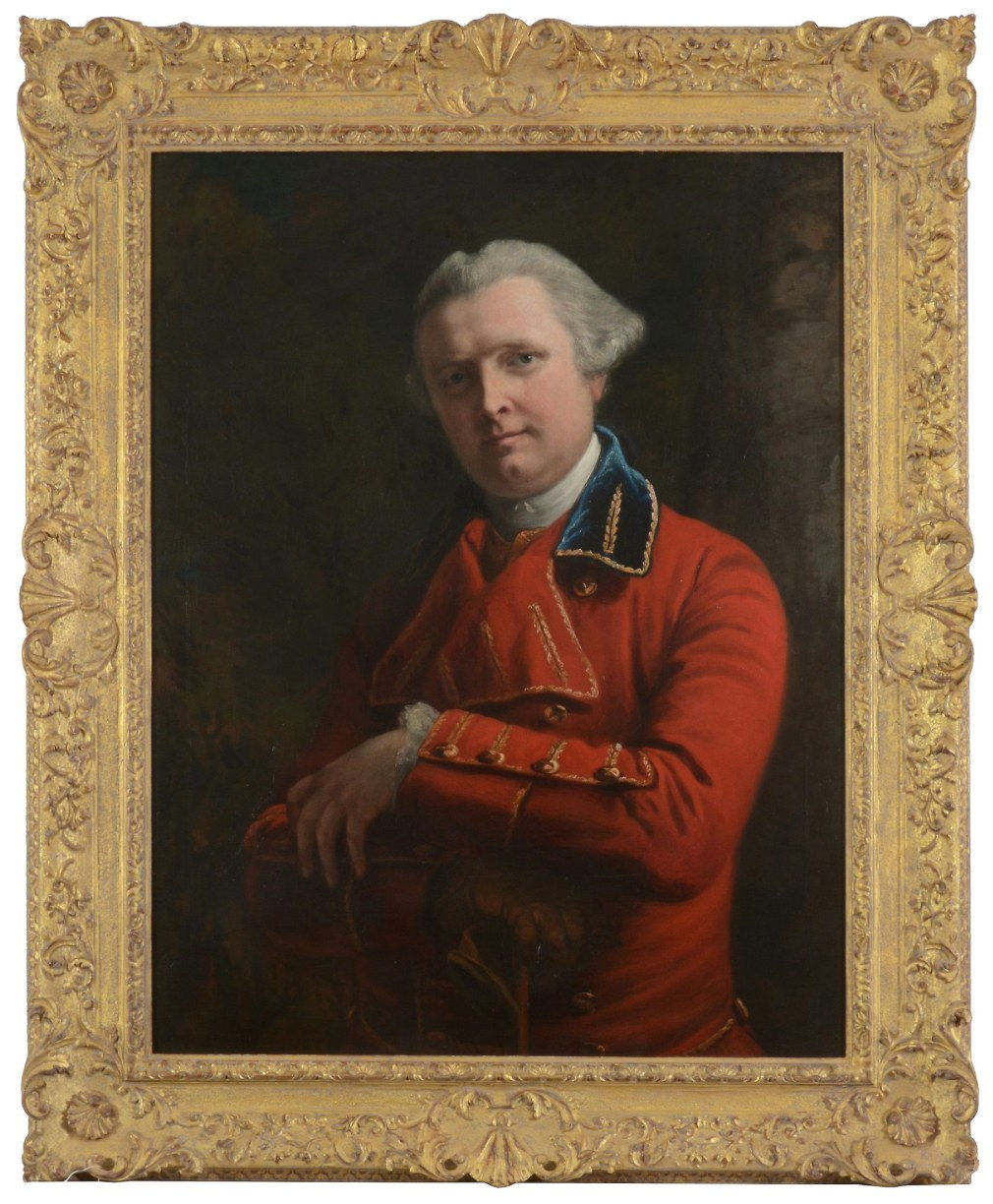 Francis Cotes, Portrait Dr John Gregory in a red coat, 1763