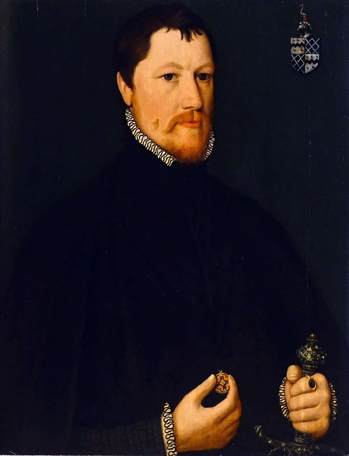 Hans Eworth, Thomas Elrington (1520-1566), 1556