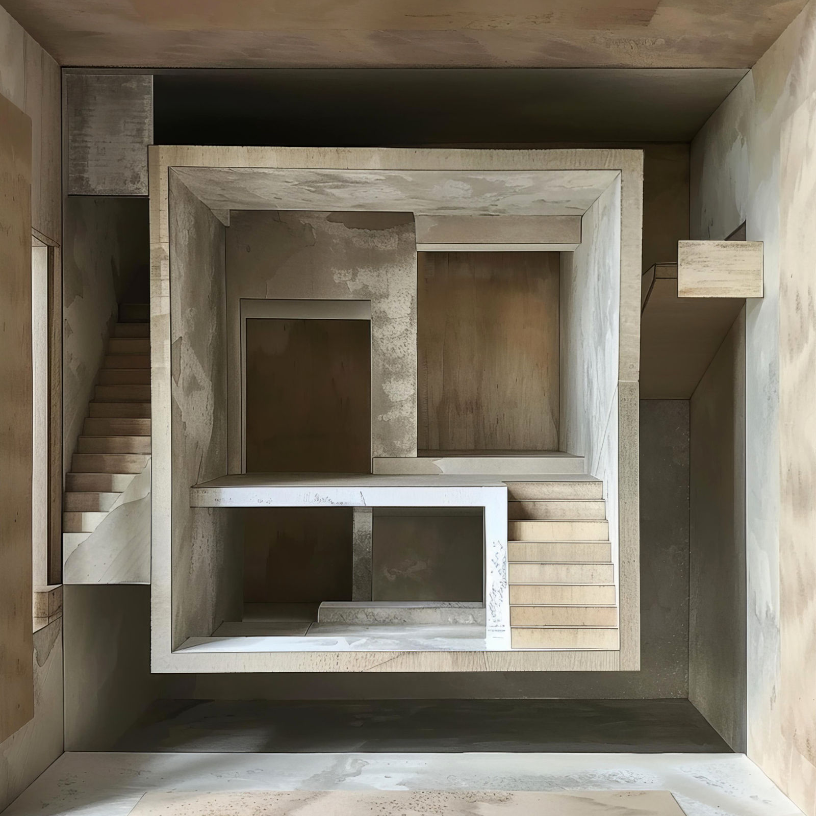 Jeff Robb, Interiors: Staircase to Nowhere, 2025