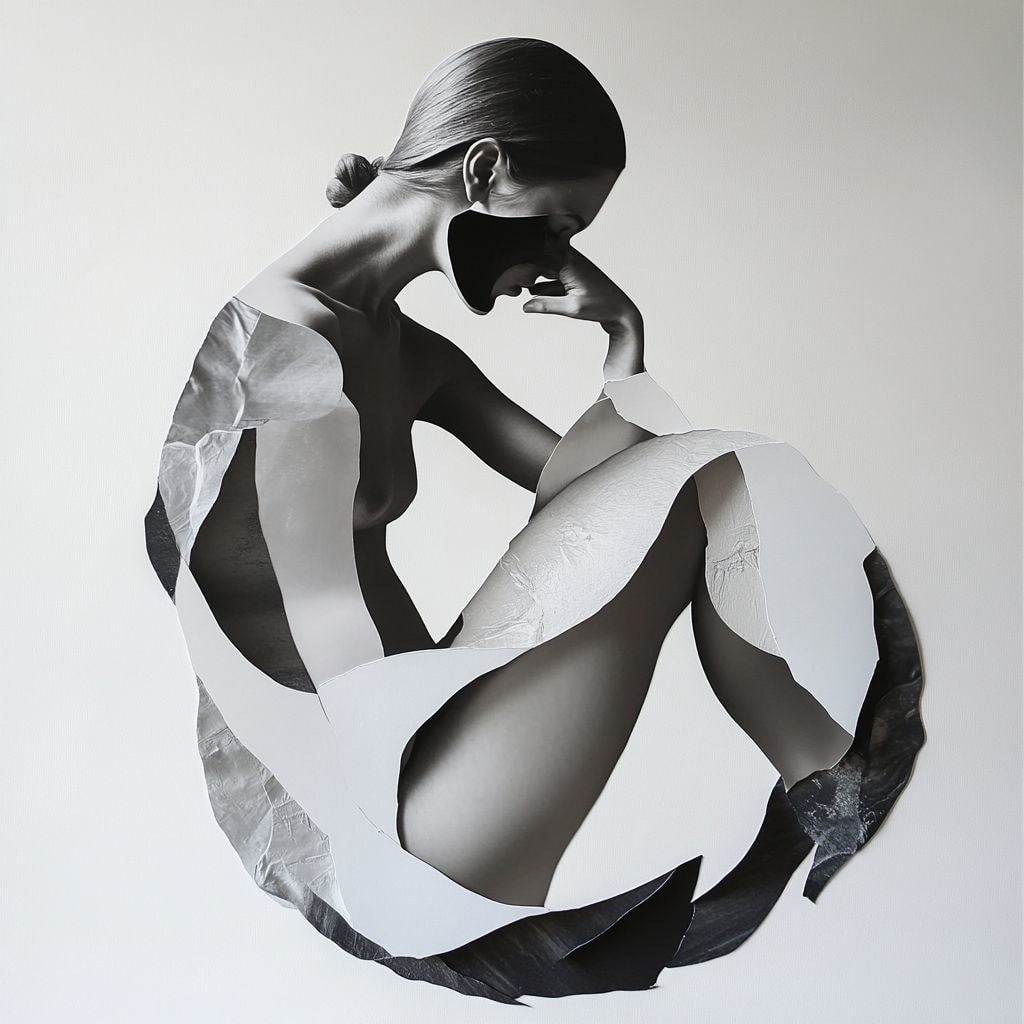 Jeff Robb, Human Collage V, 2025